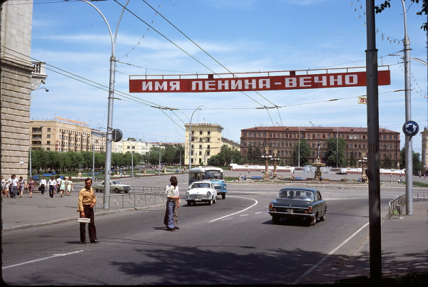 СССР из окна поезда в 1975 году