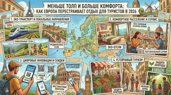 Европа меняет правила туризма: как отказ от массовости повлияет на ваш отдых Европа меняет правила туризма: как отказ от массовости повлияет на ваш отдых