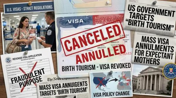 США начали массово аннулировать визы за «родильный туризм» США начали массово аннулировать визы за «родильный туризм»