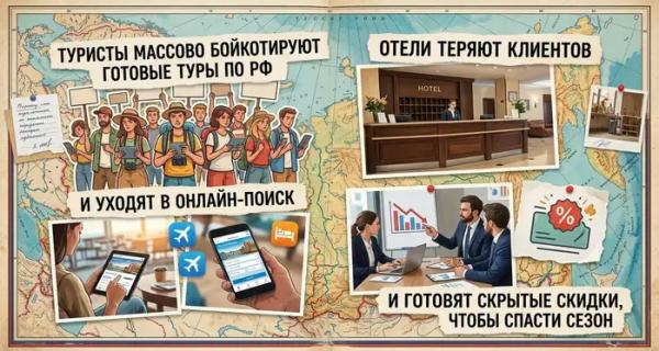 Россияне массово бросают туроператоров: раскрыта новая схема экономии на отпуске Россияне массово бросают туроператоров: раскрыта новая схема экономии на отпуске