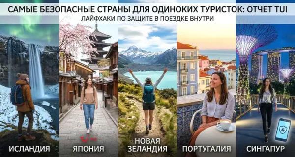 Названы самые безопасные страны для одиноких туристок: отчет TUI удивил Названы самые безопасные страны для одиноких туристок: отчет TUI удивил